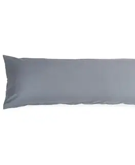Obliečky 4Home obliečka na Relaxačný vankúš Náhradný manžel satén sivá, 50 x 150 cm 