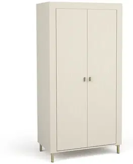 Šatníkové skrine Skriňa Mossa M01 2D dub whisky/cashmere