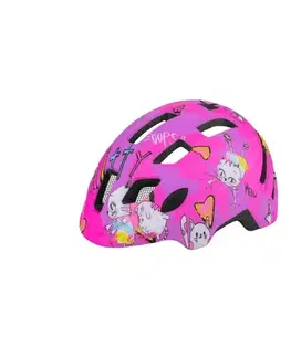 Helmy a prilby na in-line Detská cyklo prilba Etape Kitty 2.0 ružová - XS/S (48-52)