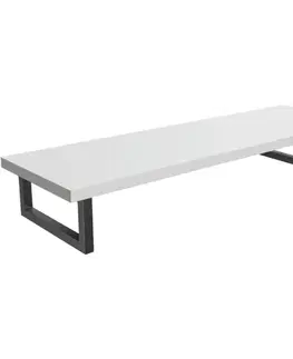Kúpeľňový nábytok CERANO - Doska pod umývadlo Navira Pro + 2 konzoly pod dosku - biela matná - 100x46x3,6 CER-606012