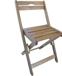 Záhradné drevené kreslá Záhradná stolička drevená skladacia
