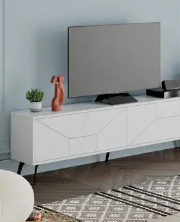 TV stolíky TV stolík Dune - White