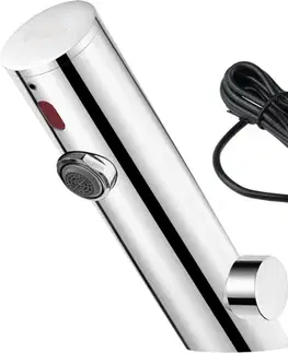 Kúpeľňové batérie DEANTE - Senzorová batéria na umývadlo Sense silikónová, otočná, s reguláciou teploty - 230/6V BQR_P29V