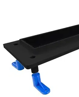 Sprchovacie kúty HOPA - Odtokový žľab STANDARDline BLACK - Rozmer A - 90 cm, Variant roštu - Klasszik OLPZLABST89BK