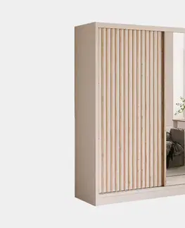 Šatníkové skrine ArtStol Šatníková skriňa LONDON 203 LUX | so zrkadlom