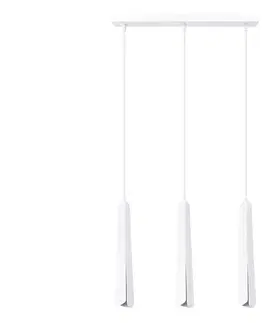 Svietidlá  SL.1399 - Luster na lanku PRYSM 3xG9/8W/230V biela SL.1399