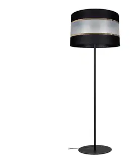 Lampy  Stojacia lampa CORAL 1xE27/60W/230V čierna 0434