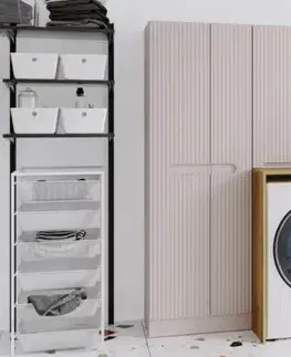 Skrinky do kúpeľne ArtCom Kúpeľňová zostava do práčovne NOVA Cashmere