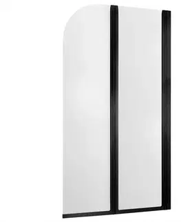 Vaňové zásteny Vaňová zástena Modern-2 Black 2-prvková