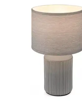 Lampy Brilo - Stolová lampa INO 1xE14/10W/230V šedá 7539014
