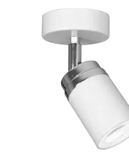 Svietidlá  Bodové svietidlo RENO 1xGU10/8W/230V biela/chróm 5136