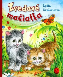 Leporelá, krabičky, puzzle knihy Zvedavé mačiatka - Lýdia Kráľovičová