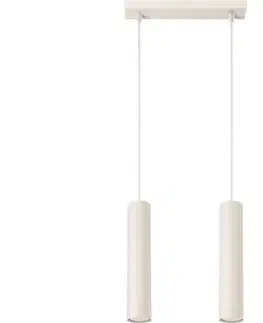Svietidlá  SL.1480 - Luster na lanku LAGOS 2xGU10/10W/230V krémová SL.1480