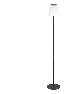 Lampy Eglo 901899-LED Solárna stojaca lampa SCORDIANO LED/2,3W/3,7V 1800mAh IP44 čierna 901899