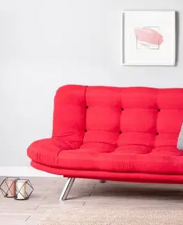 Pohovky a gauče Trojmiestna rozkladacia pohovka Misa Sofabed - Red