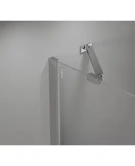 Sprchovacie kúty MEXEN - MIST dverná časť štvrťkruhová (2d2s) 100x100x200 cm 6mm chróm, číra 8A32-100-100-01-00