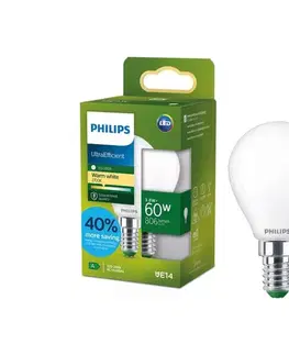 LED osvetlenie LED žiarovka ULTRAEFFICIENT Philips P45 E14/3,8W/230V 2700K 872110305207000