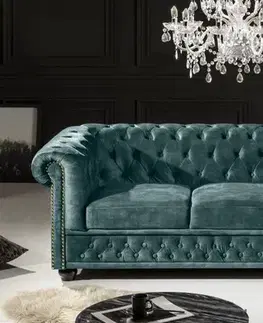 Pohovky a gauče Chesterfield pohovka 3-miestna MIDAS Dekorhome