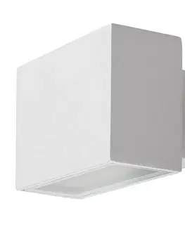 Záhradné lampy Rabalux 77074 vonkajšie nástenné LED svietidlo Mataro 7 W, biela