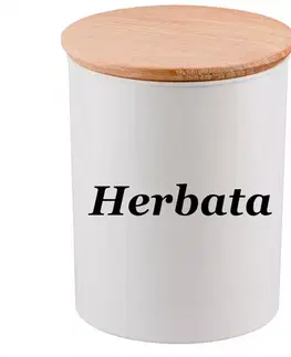 Dekorácie a bytové doplnky Dóza 0.5l Biela (Herbata) 21081212