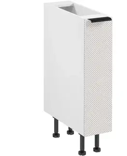 Kuchynské skrinky Korpus Luxeo K04-D20C biely