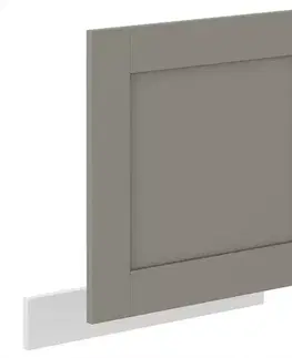 Dvierka a čelá zásuviek pre kuchynske skrinky Dvierka na umývačku Luna claygrey/biela 570x596