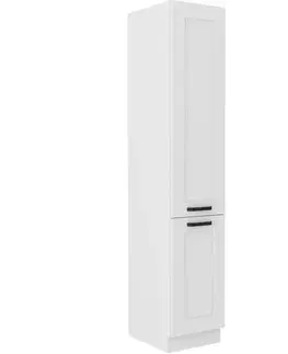 Kuchynské skrinky stojace Kuchynská skrinka LUNA biela mat/biela 40dk-210 2f