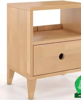 Borovicové nočné stolíky Nočný stolík buk skandica sund/prírodný
