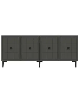 Komody Konzolový stolík Yuka 150 - Anthracite