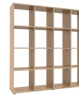 Regály a poličky KONDELA Sarah regál dub artisan
