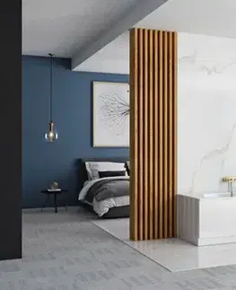 Sprchové dvere REA - Vaňová zástena Elegant 80 zlatá kartáčovaná REA-W6601