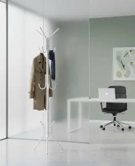 Stojacie vešiaky KONDELA Lorik Typ 1 vešiak biela