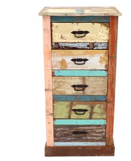 Komody Komoda Retro 60x120x45 recyklované mango
