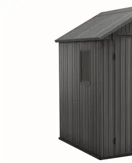 Záhradné domčeky KETER Záhradný domček CHARLES 6x6 | sivá