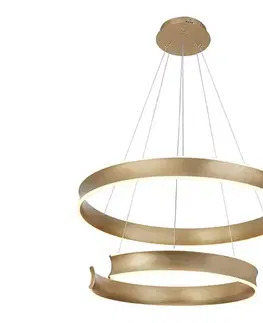 Svietidlá Viokef Lighting LED luster na lane MARLEN LED/84W/230V zlatý 4340100