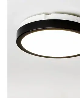 Svietidlá Brilagi - LED Kúpeľňové stropné svietidlo PERA LED/18W/230V pr. 22 cm IP65 čierna BG0483