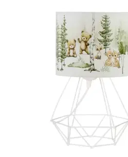 Lampy  Detská stolná lampa KIDS ROOM 1xE27/60W/230V pr. 18 cm zvieratká H0968