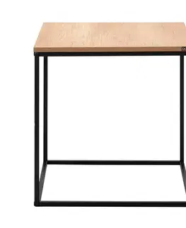 Konferenčné stolíky Odkladací stolík Walnut Black