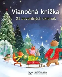 Leporelá, krabičky, puzzle knihy Vianočná knižka - 24 adventných okienok - Maria Hoeck,Ag Jatkowska