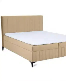 Dvojlôžkové postele Kontinentálna posteľ Sergio 160x200 Bluvel 28 s topperom