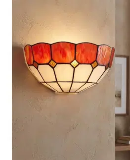 Svietidlá BRILAGI - Tiffany vitrážové nástenné svietidlo SIENNA 1xE14/40W/230V BRW-8008B