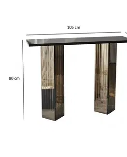 Konzolové stolíky Komoda Dresser 2B - Bronze