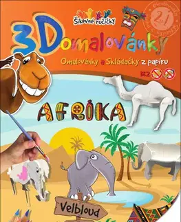 Pre deti a mládež - ostatné 3D omalovánky Afrika