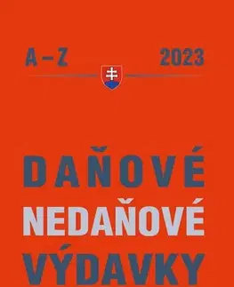 Dane, účtovníctvo Daňové a nedaňové výdavky 2023 - Ján Mintál