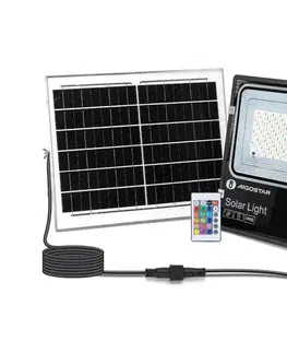LED osvetlenie  B.V.  - LED RGB Stmievateľný solárny reflektor LED/150W/3,2V IP66 + DO B1020133G