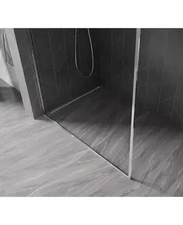 Sprchové dvere MEXEN/S - Kyoto-XF Sprchová zástena WALK-IN s rámom 60 x 202, transparent 10 mm, chróm 800-060-104-01-00-X