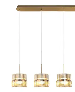 Svietidlá Viokef Lighting LED luster na lanku LUXE LED/46W/230V mosadz 4346400