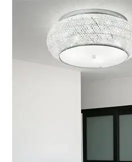 Svietidlá Ideal Lux - Krištáľové stropné svietidlo PASHA 10xE14/40W/230V pr. 55 chróm 100746