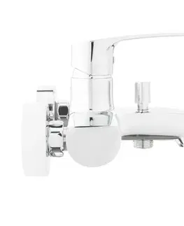 Kúpeľňové batérie Vaňová batéria SAT Project bez sprchového setu 150 mm chróm SATBSPRO222 SATBSPRO222