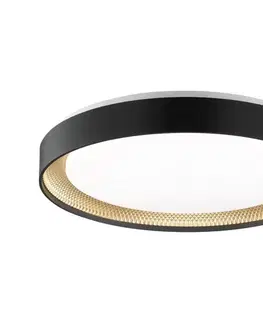 Svietidlá Brilliant - LED stmievateľné stropné svietidlo WALDO LED/36W/230V čierna/zlatá + DO G82016/72